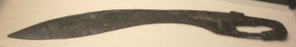 4th century BC Iberian falcata.